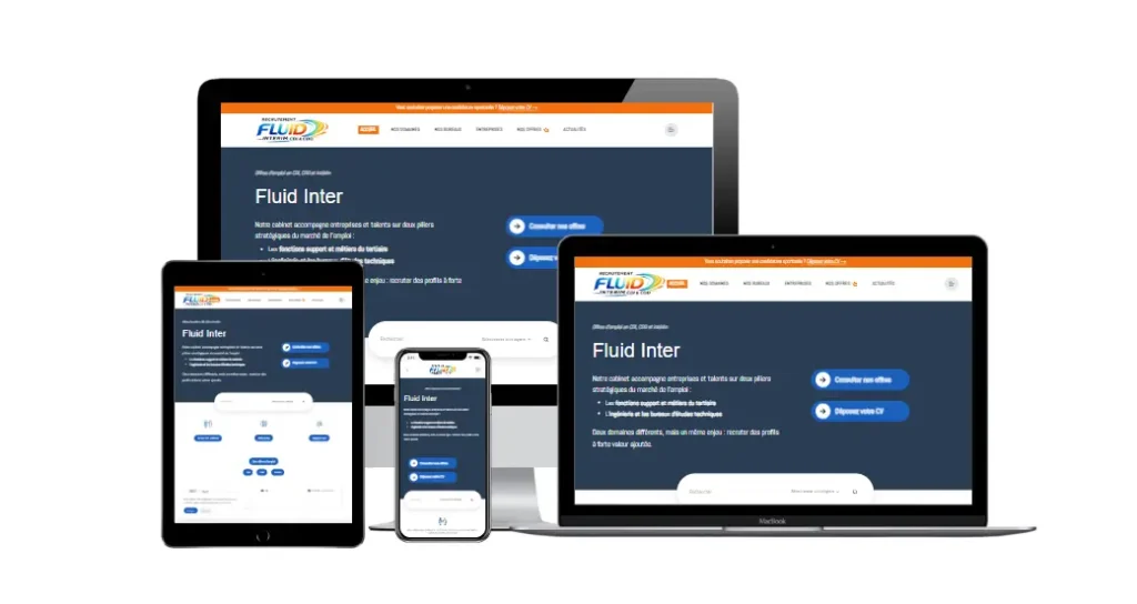 conception fluidinter site